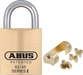 Abus 83/45 Rekeyable Padlock (For Key In Knob Cylinder) -Brass Body Rekeyable Padlocks Abus Lock Co.