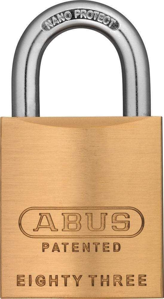 OKB  Abus 83/45 Rekeyable Padlock Kwikset KW1 -Brass Body — CLK Supplies