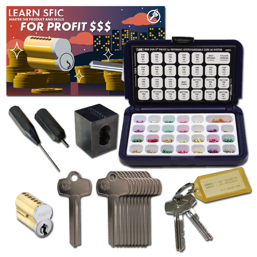 STARTUP Kit for SFIC Small Format Interchangeable Core A2 System Rekeying Bundle LockVoy