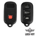 4 Button Toyota Remote Shell Remotes and Batteries LockVoy