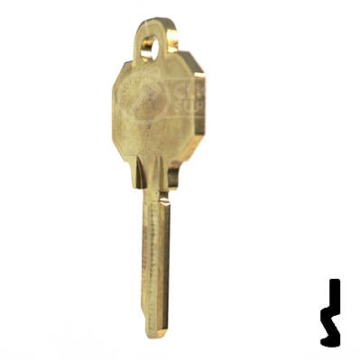 1510, BW2  Baldwin, Emtek Key Residential-Commercial Key Ilco