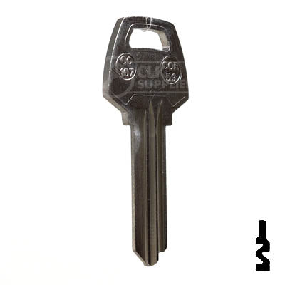 Uncut Key Blank | Corbin Russwin | CO107, A1001D1 - On Sale! — CLK