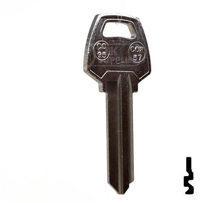 Uncut Key Blank | Corbin Russwin | CO95, A1001DH — CLK Supplies