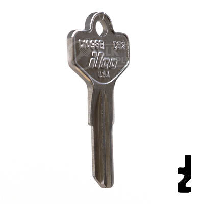 Uncut Key Blank | Dexter, Cessna | DE2, D1098B — CLK Supplies
