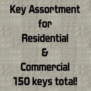 House, Commercial Key Blank Assortment- Save! Key Blanks CLK