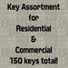 House, Commercial Key Blank Assortment- Save! Key Blanks CLK