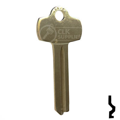 IC Core Best B Key (1A1B1, A1114B) Residential-Commercial Key JMA USA