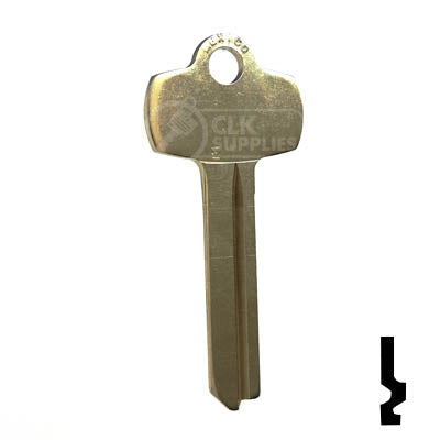 IC Core Best E Key (1A1E1, A1114E) Residential-Commercial Key JMA USA