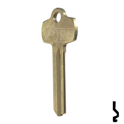 IC Core Best G Key (1A1G1, A1114G) Residential-Commercial Key JMA USA