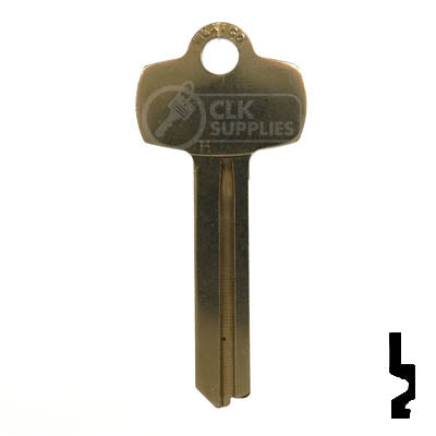 IC Core Best H Key (1A1H1, A1114H) Residential-Commercial Key JMA USA