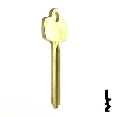 IC Core Best TE Key (1A1TE1, A1114TE) Residential-Commercial Key Ilco