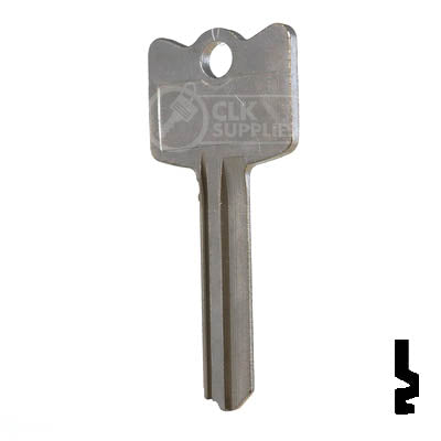 Ilco Arrow 1C Key - Plain Residential-Commercial Key Ilco