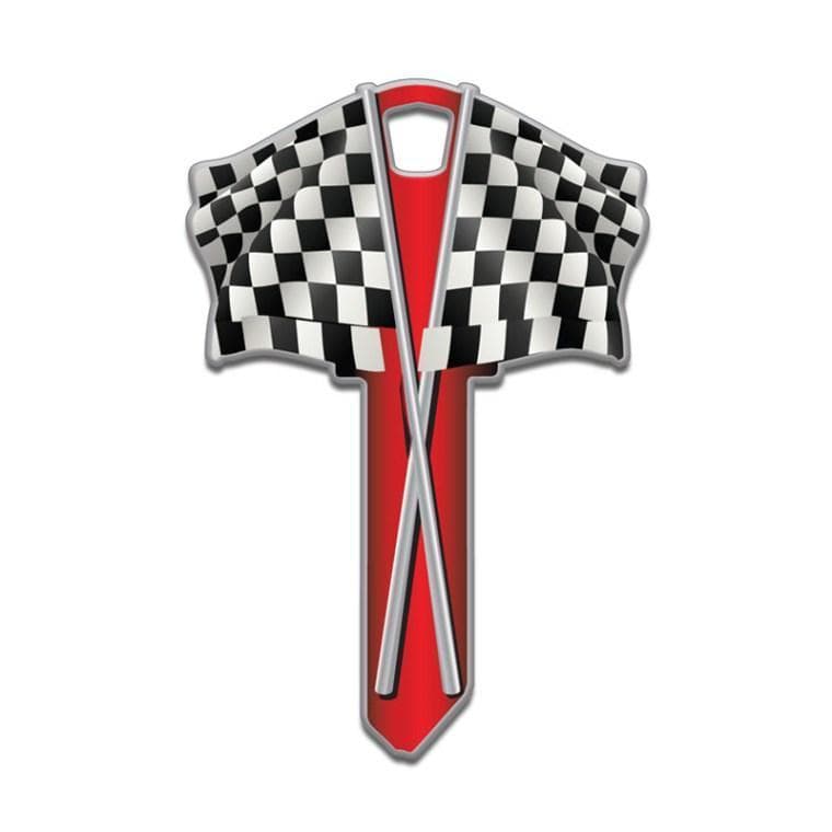 Key Shapes -RACE FLAG- Kwikset Key Key Shapes Lucky Line