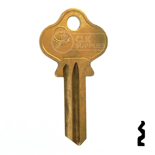 Residential Key Blanks | L1, 1004 Lockwood Key by JMA USA | CLK