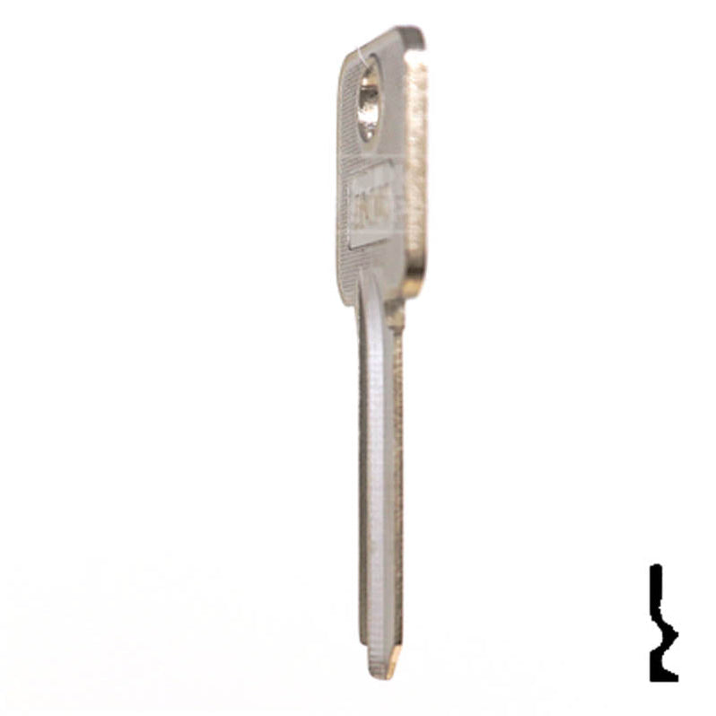 Uncut Key Blank | Metal-Rousseau | MR1