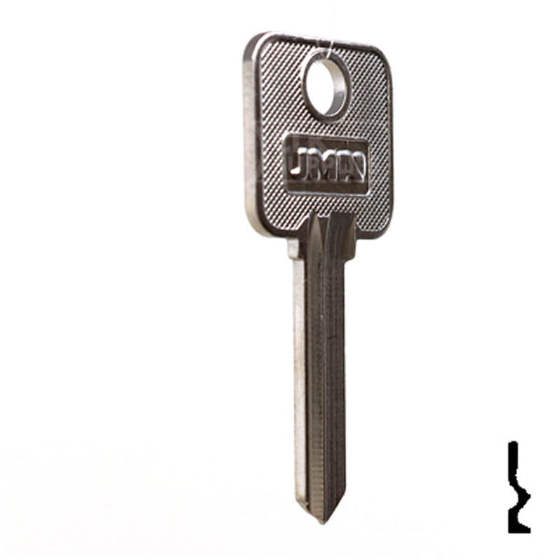 Residential Key Blanks | MR1 Metal-Rousseau Key by Ilco | CLK Supplies