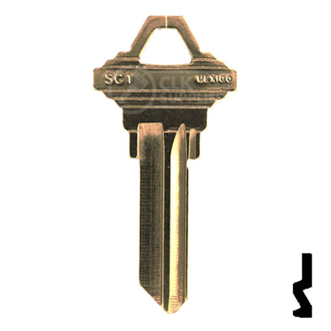 SC1, 1145 Schlage Key Blank