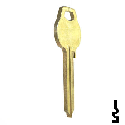 Uncut Key Blank | Corbin | A1012-59A1, CO91 Residential-Commercial Key Ilco