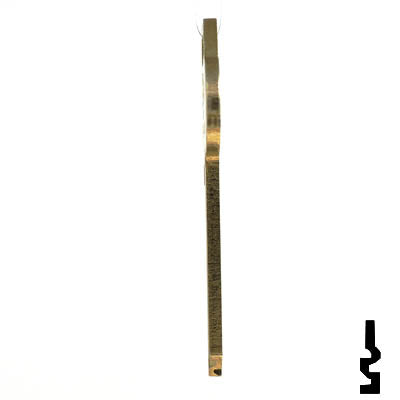Uncut Key Blank | Corbin | A1012-59A1, CO91 Residential-Commercial Key Ilco