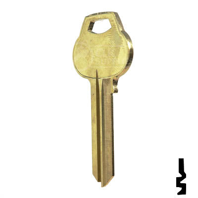 Uncut Key Blank | Corbin | A1012-59A2 Residential-Commercial Key Ilco