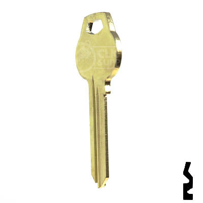 Uncut Key Blank | Corbin Russwin | A1012-59C1 Residential-Commercial Key Ilco