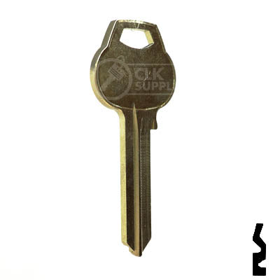 Uncut Key Blank | Corbin Russwin | A1012-59C1 Residential-Commercial Key Ilco