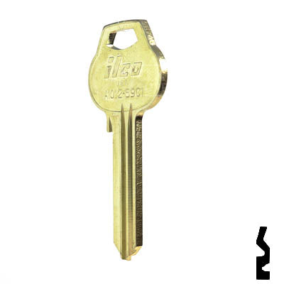 Uncut Key Blank | Corbin Russwin | A1012-59C1 Residential-Commercial Key Ilco