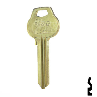 Uncut Key Blank | Corbin Russwin | A1012-59C1 Residential-Commercial Key Ilco