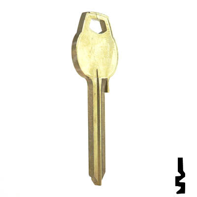 Uncut Key Blank | Corbin Russwin | A1012-59C2 Residential-Commercial Key Ilco