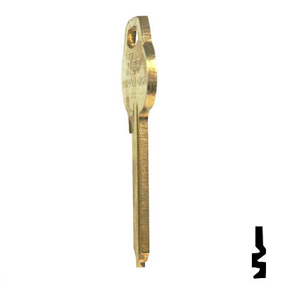 Uncut Key Blank | Corbin Russwin | A1012-59C2 Residential-Commercial Key Ilco