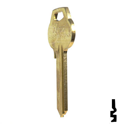 Uncut Key Blank | Corbin Russwin | A1012-59C2 Residential-Commercial Key Ilco