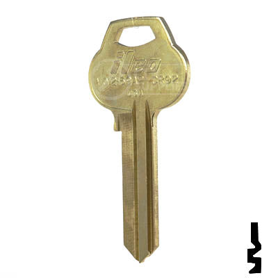 Uncut Key Blank | Corbin Russwin | A1012-59C2 Residential-Commercial Key Ilco