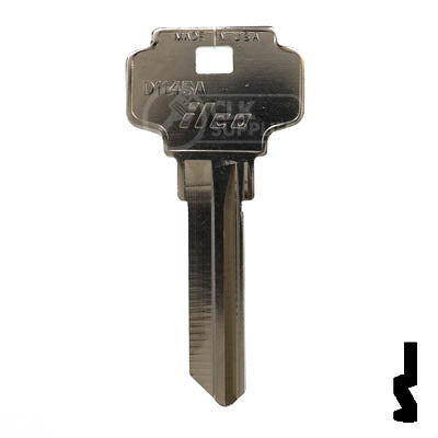 Uncut Key Blank | Dexter 6 Pin | D1145A