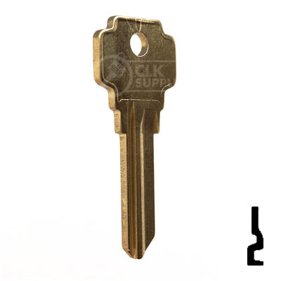Uncut Key Blank | Dexter | DE6, D1054K — CLK Supplies