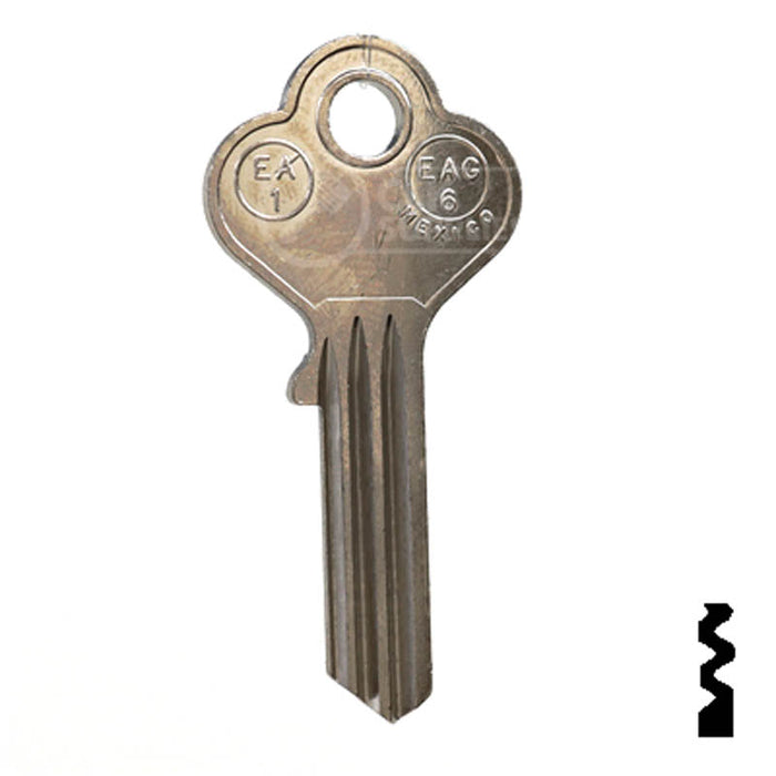 Uncut Key Blank | Eagle | EA1 Residential-Commercial Key JMA USA