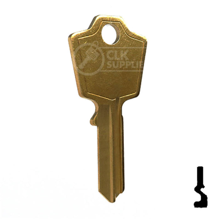 Uncut Key Blank | ESP | ES1 Residential-Commercial Key Ilco