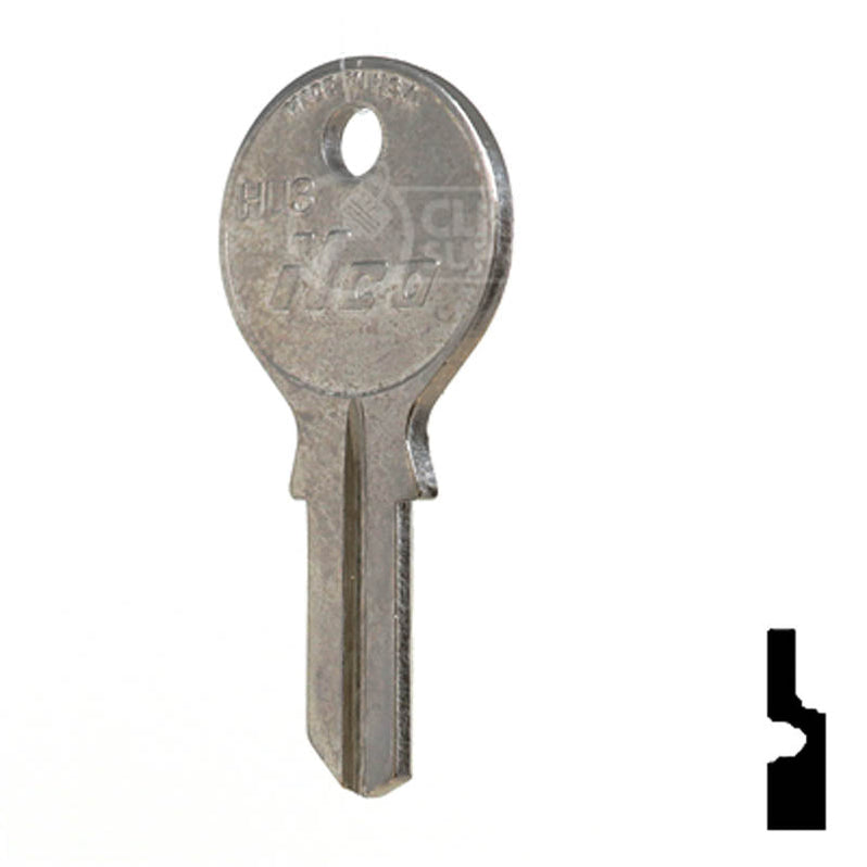 Warren Geiger Key Uncut Key Blank | Geiger | HU3