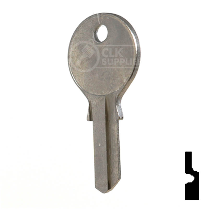 Warren Geiger Key Uncut Key Blank | Geiger | HU3 — CLK Supplies