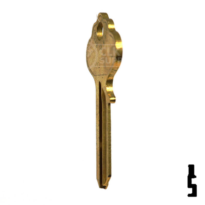 Uncut Key Blank | Ilco, Corbin | IN18, X1054F Residential-Commercial Key Ilco