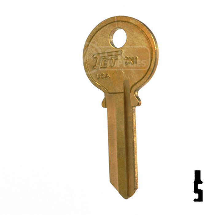 Uncut Key Blank | Ilco | IN1 Residential-Commercial Key Ilco