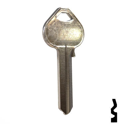 Uncut Key Blank | Russwin | A1011D2 Residential-Commercial Key JMA USA
