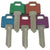 WR5 Weiser Transparent Color Head Assortment 5Pcs Key Blanks Ilco