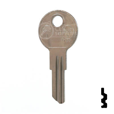 BAU1 - 1618 - BUE-1 Key Blank | CLK SUPPLIES, LLC | Gardinenstores