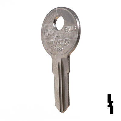 Uncut Key Blank | Bauer | BAU3, 1676 — CLK Supplies