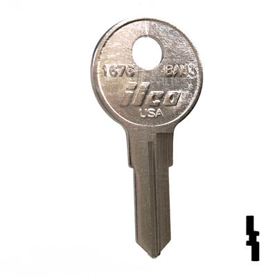 BAU3, 1676 Bauer Key RV-Motorhome Key Ilco