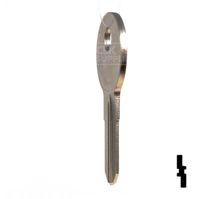 Uncut Key Blank | Bauer | BAU3, 1676 — CLK Supplies