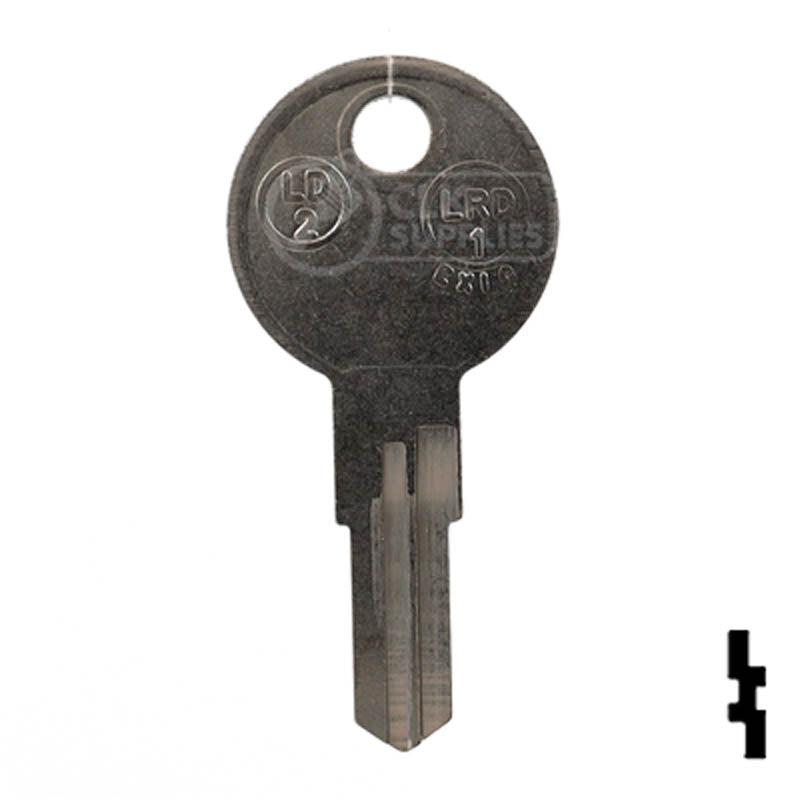 Uncut Key Blank | Arfe, Larson | LD2, 1640 — CLK Supplies
