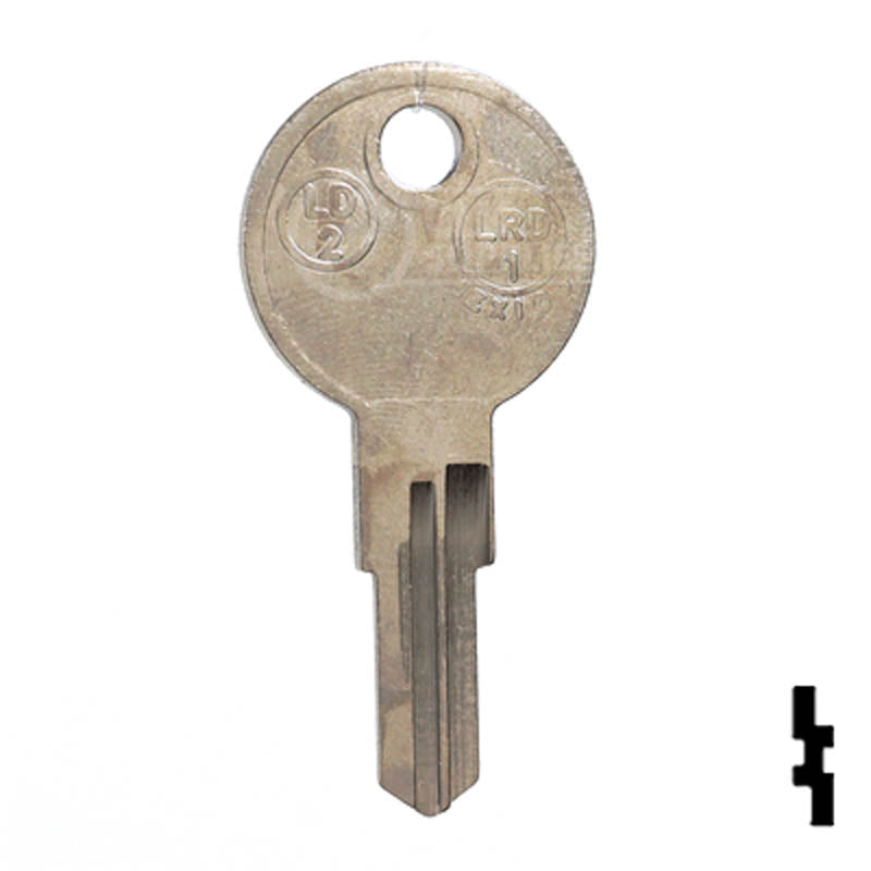 Uncut Key Blank | Arfe, Larson | LD2, 1640 — CLK Supplies