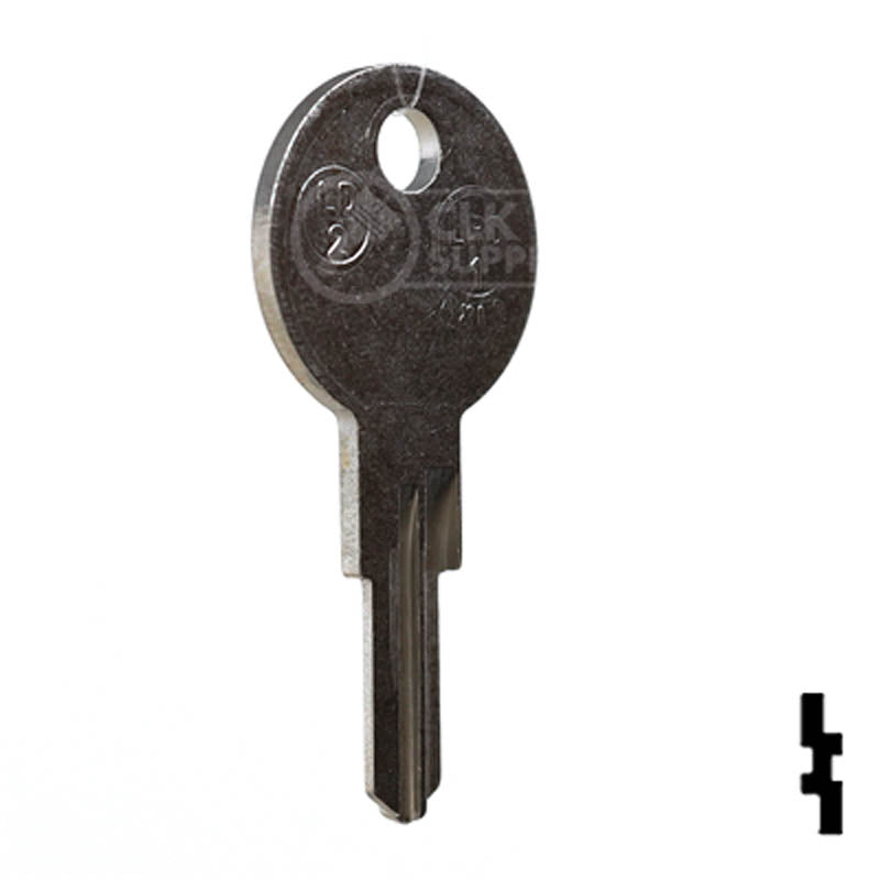 Uncut Key Blank | Arfe, Larson | LD2, 1640 — CLK Supplies