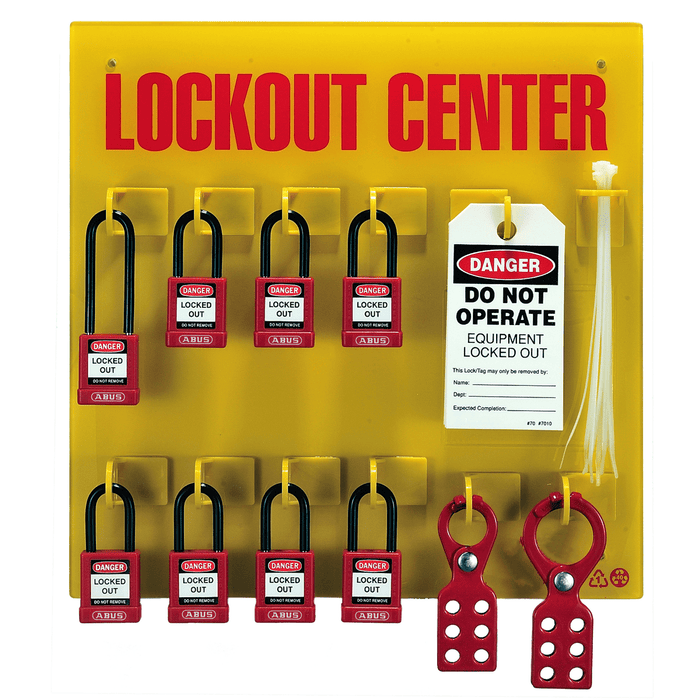 Abus Safety Lockout Board - Medium Abus Safety Parts Abus Lock Co.